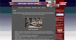 Desktop Screenshot of militaryconnections.org